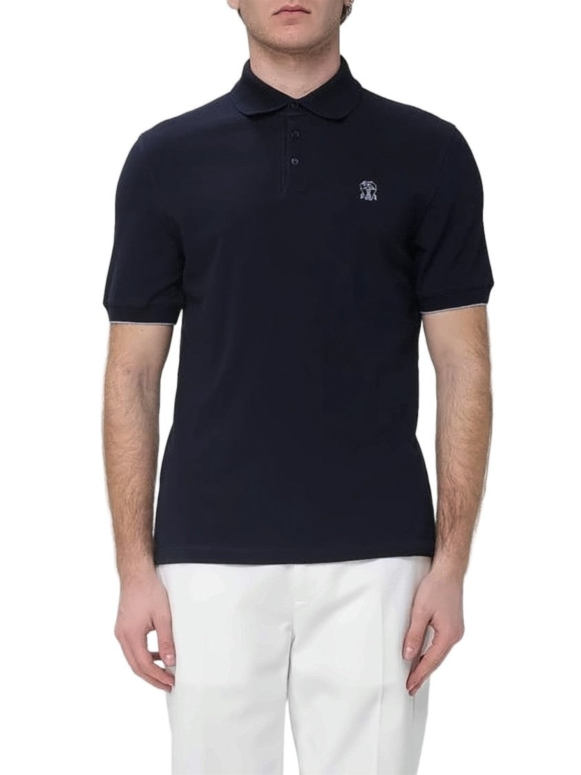 Brunello Cucinelli Classic Short-Sleeve Polo Shirt