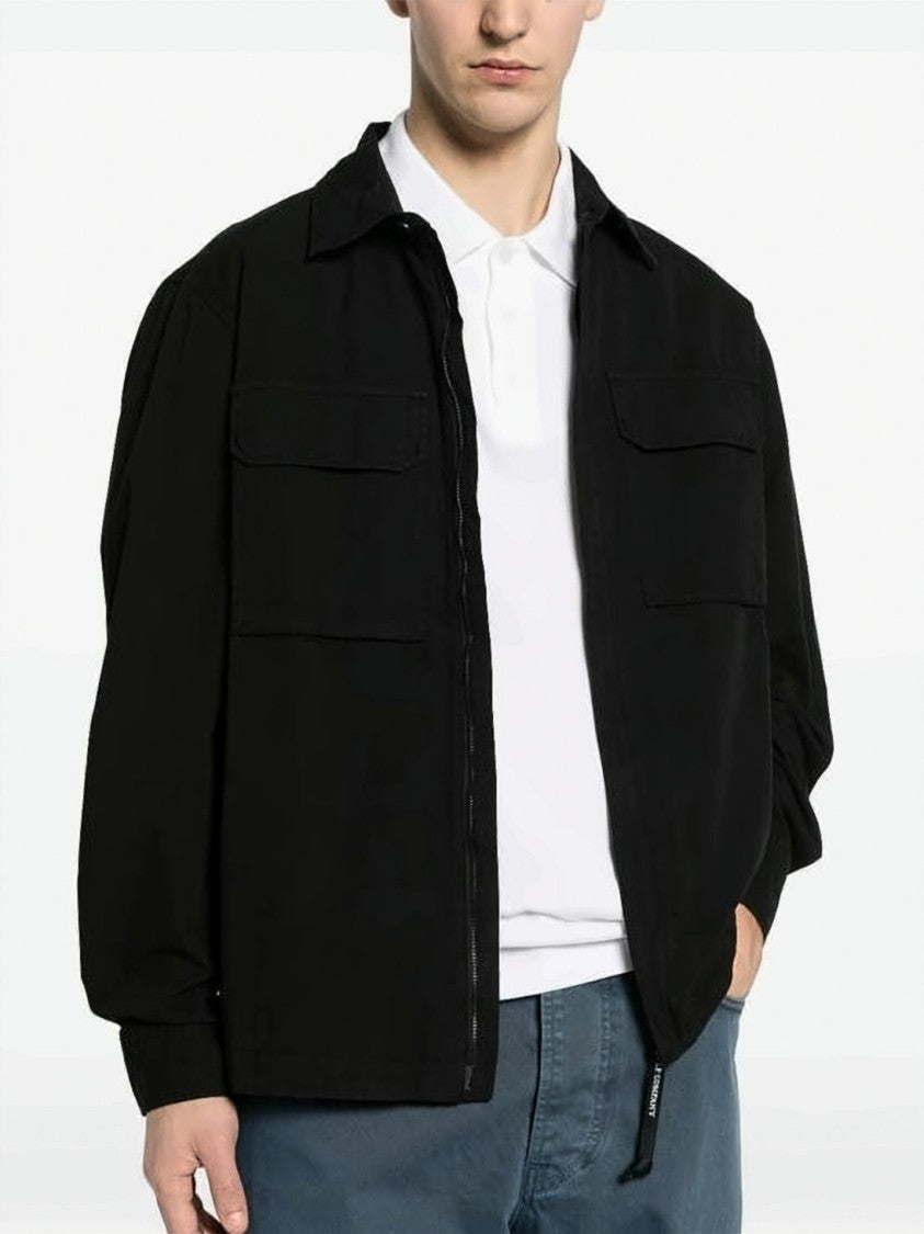 C.P. Company Organic Gabardine Zip Lens Overshirt