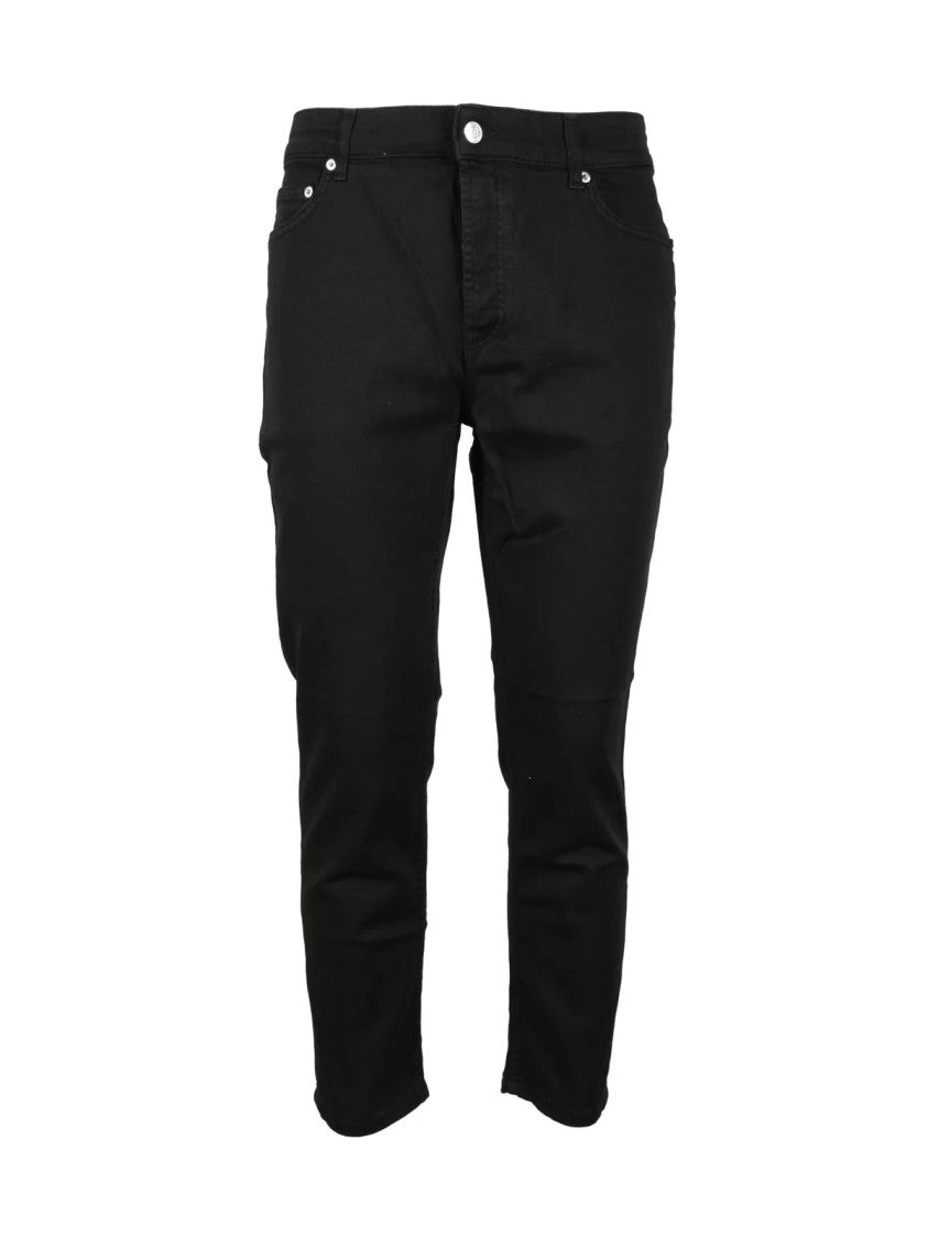 Department 5 Black Slim Fit Stretch Jeans