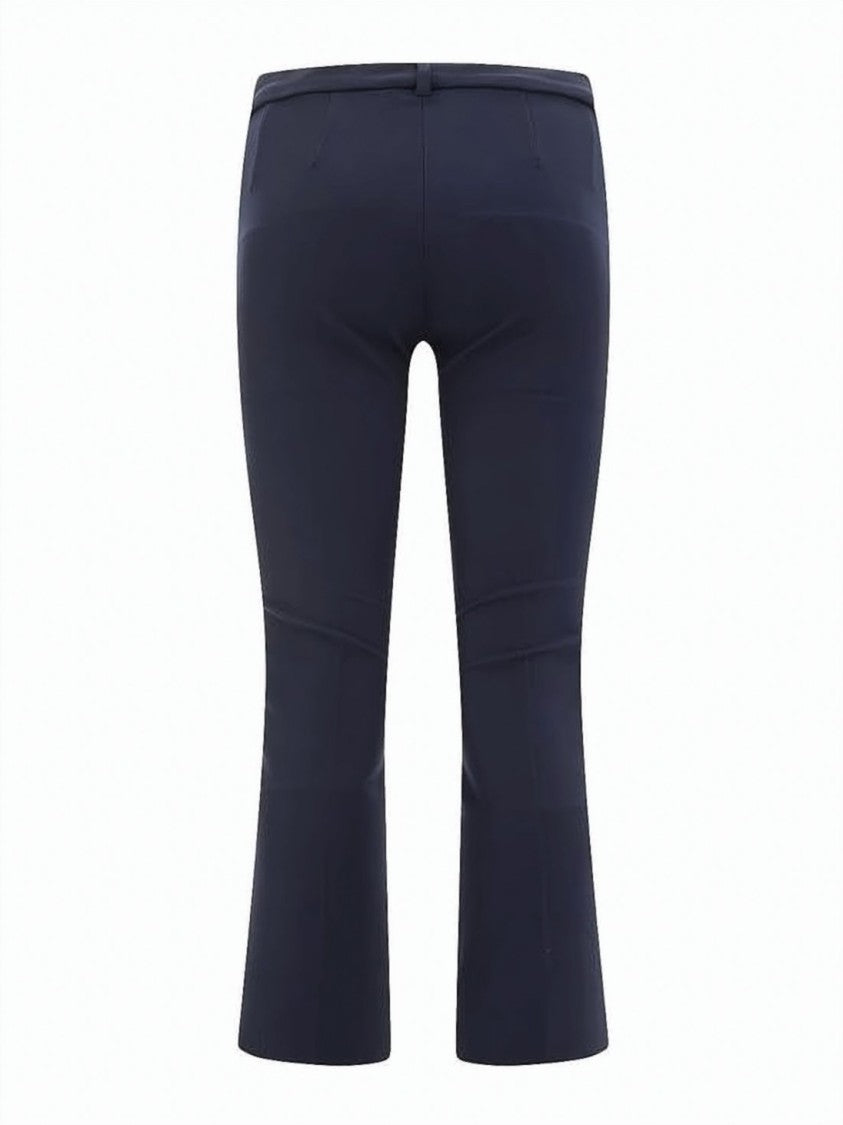 Max Mara Cropped Tailored Pants With Flared Silhouette