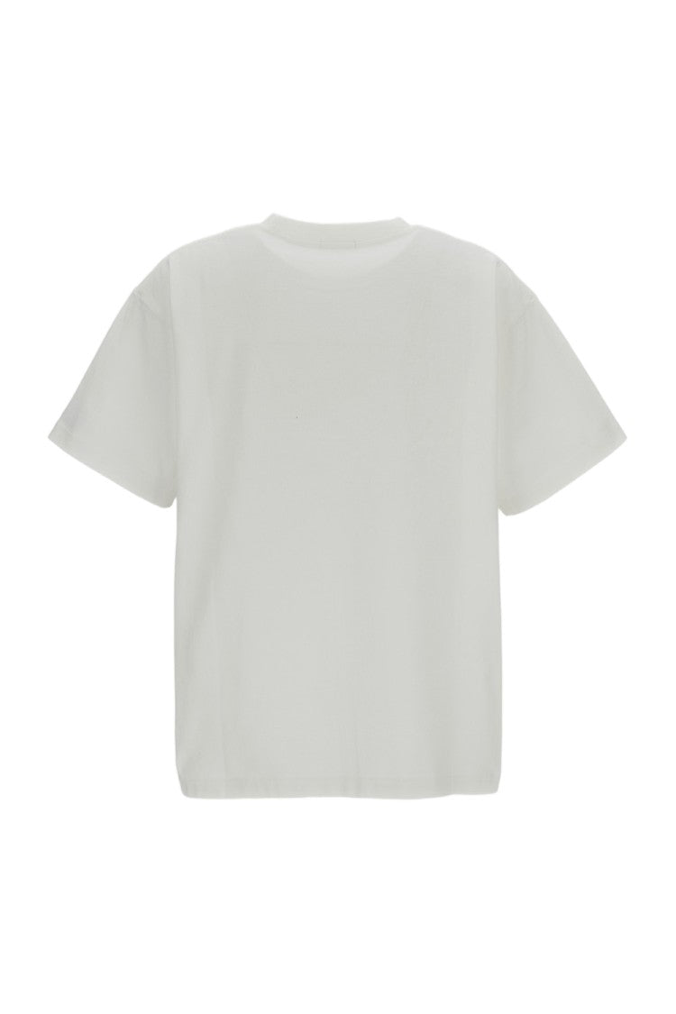 Bode New York White Moose Short Sleeve Tee