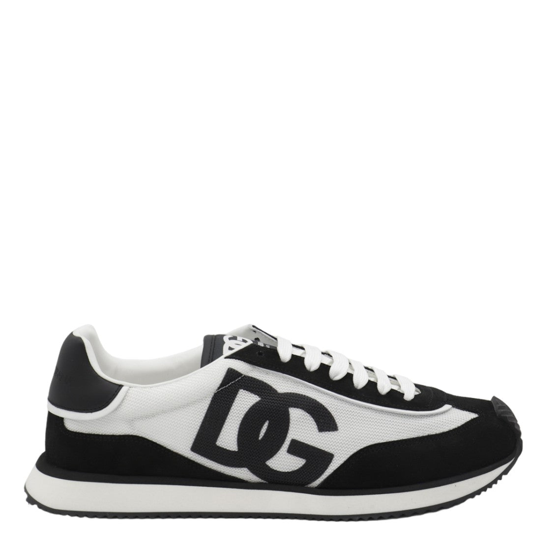 Dolce & Gabbana Low-Top Sneakers With White Mesh Base