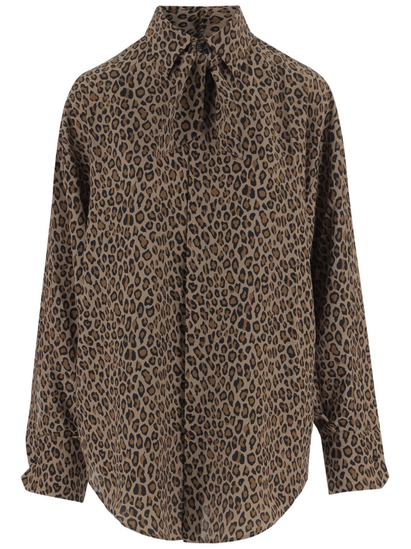 Sa Su Phi Silk Shirt With Animal Print