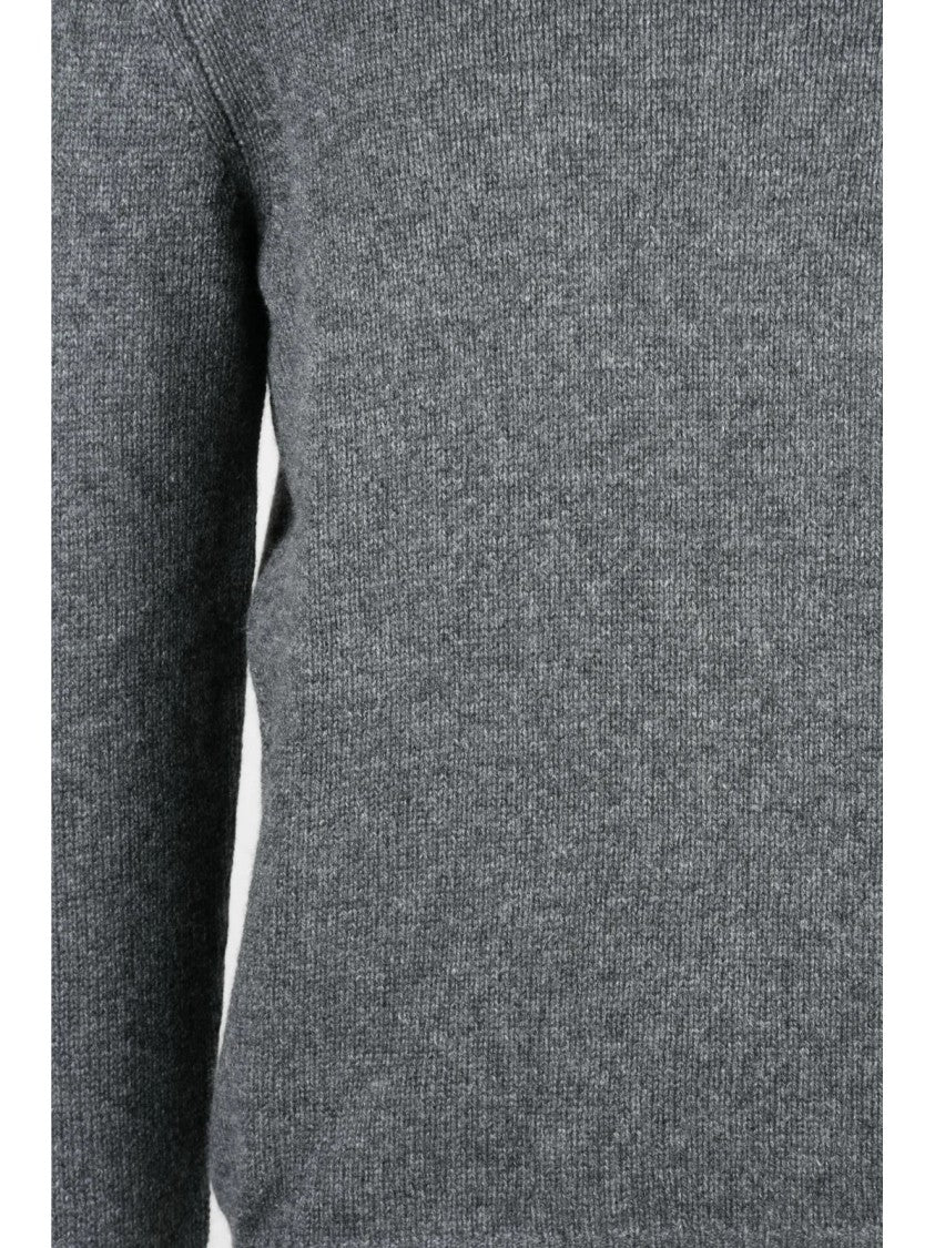 Prada Prada Cashmere Crew Neck Sweater In Soft Grey