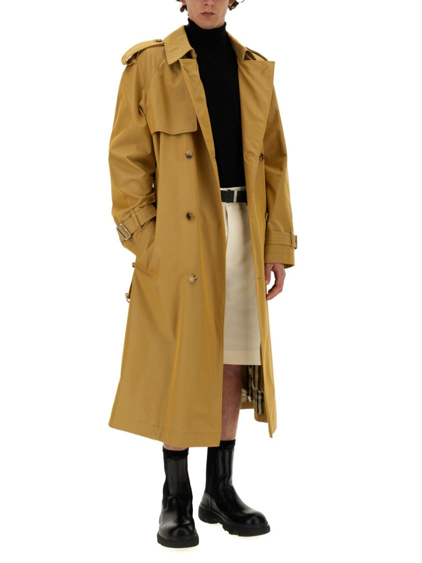 Burberry Trench Coat With Double-Breasted Design