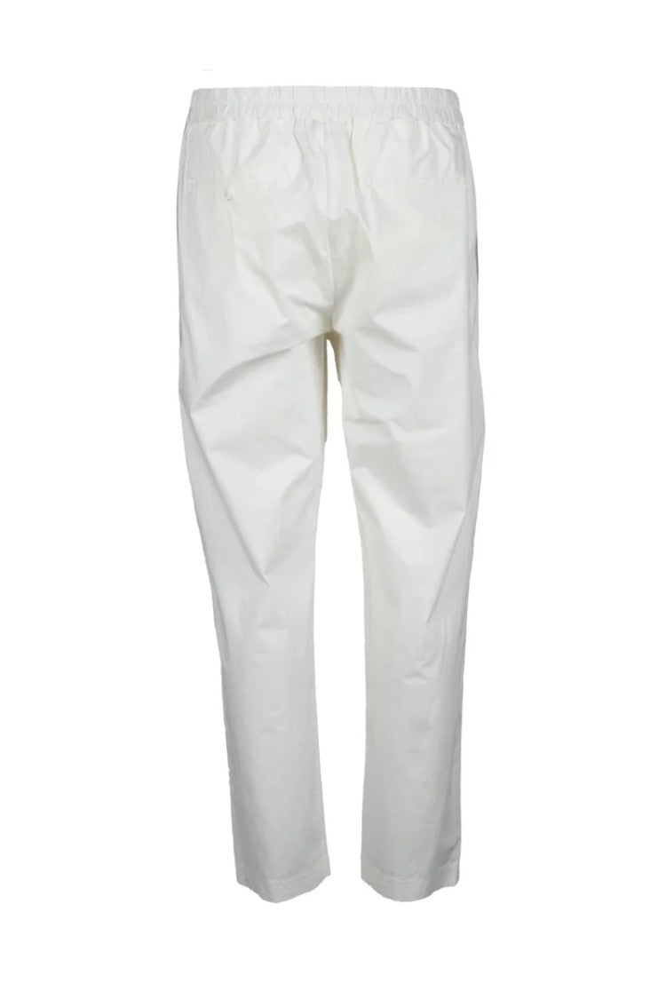 T-Jacket Straight-Leg Cotton Elastane Trousers With Minimalist Design