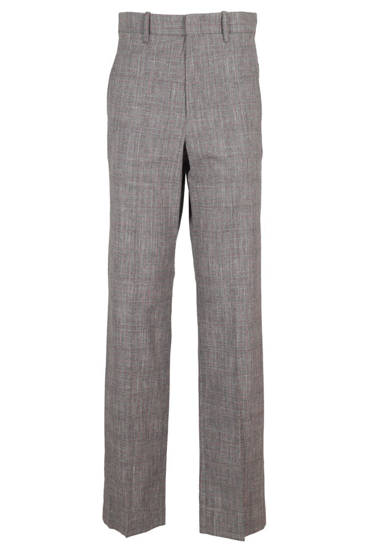 Isabel Marant Étoile Tailored Grey Pants With Central Zip Closure