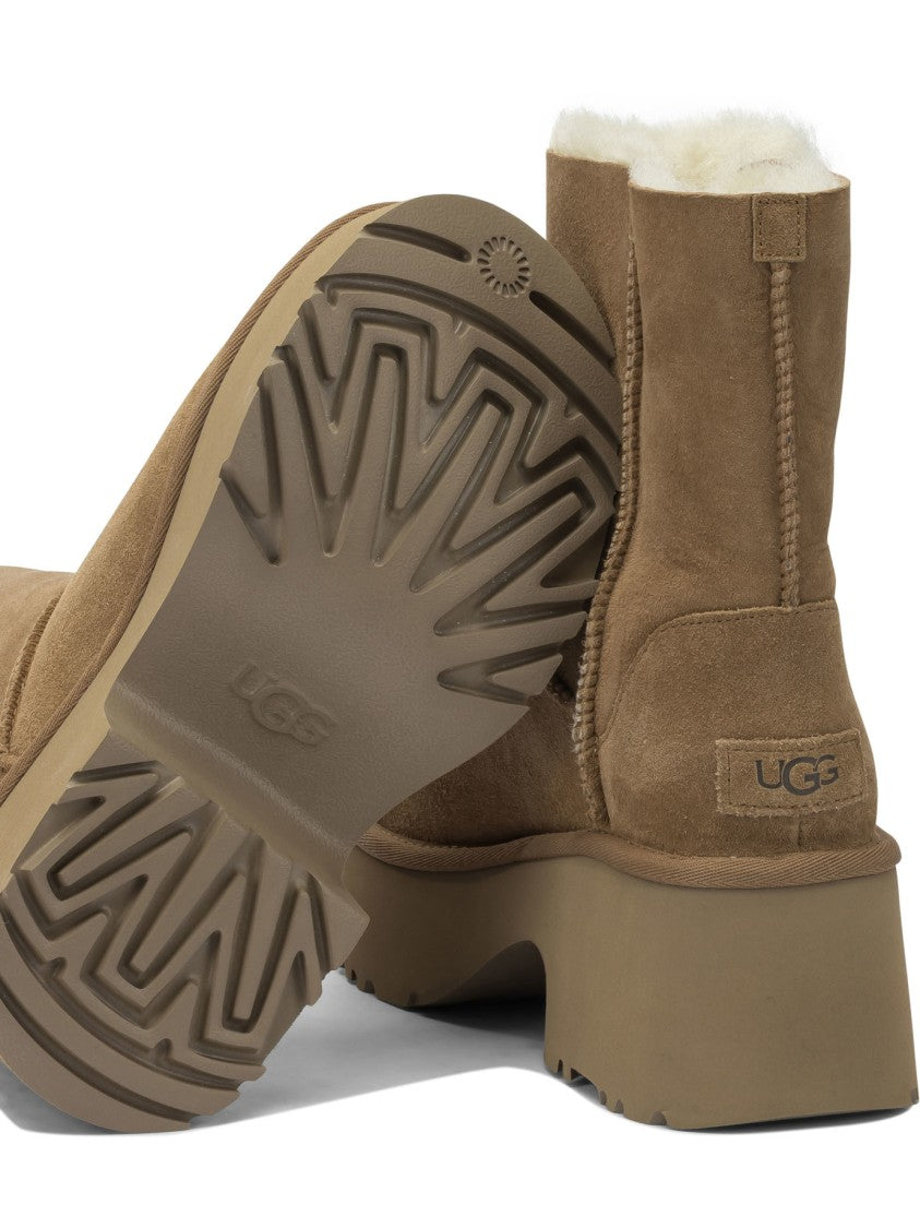 Ugg Compact Ankle Boots With Inverted Sheepskin