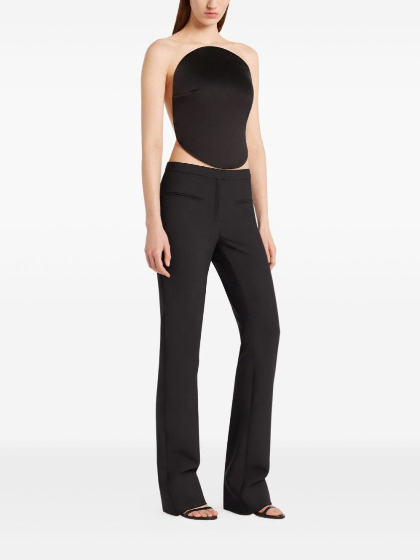 Courrèges Sleeveless Bodysuit With Bold Circular Panel