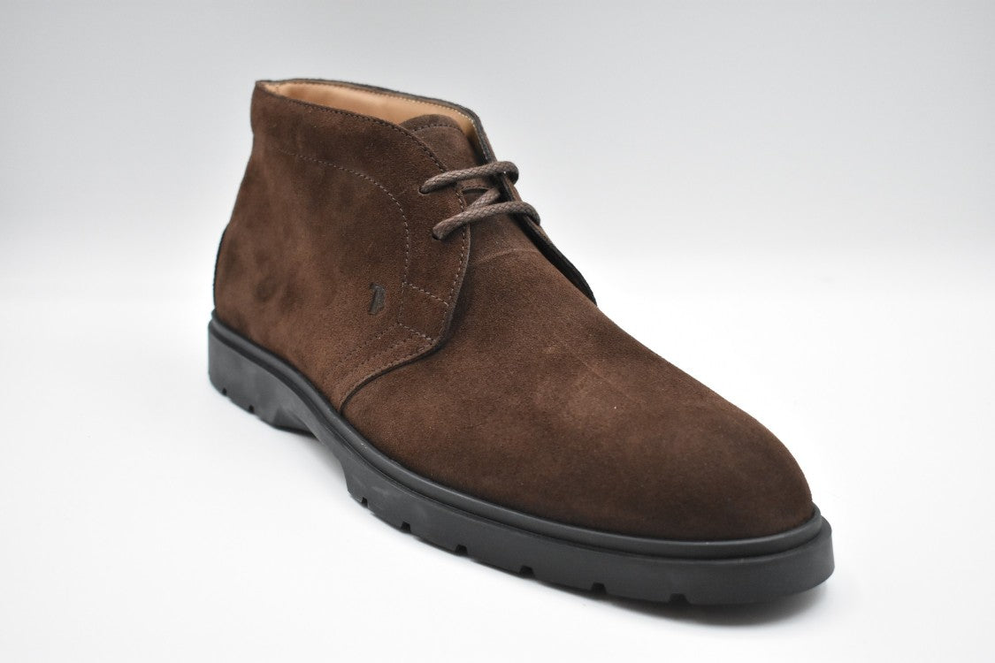 Tod's Laced Boots With Suede Finish