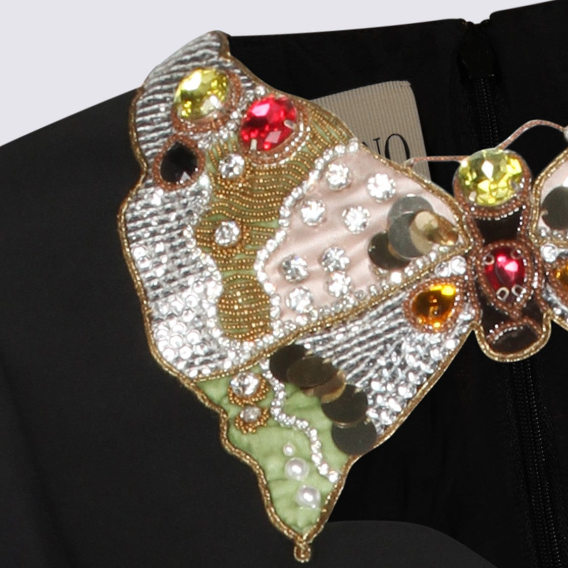 Valentino Black Wool Blend Dress