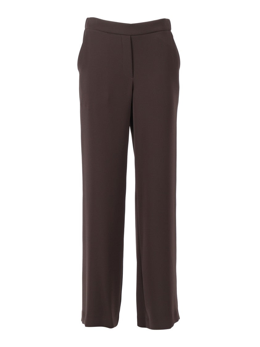 P.A.R.O.S.H. Straight-Leg Trousers With Comfort Waistband