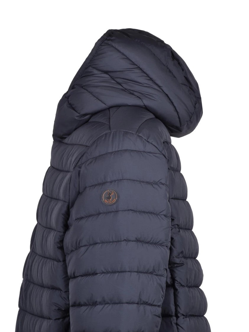 Save The Duck Grey Recycled Polyester Down Jacket