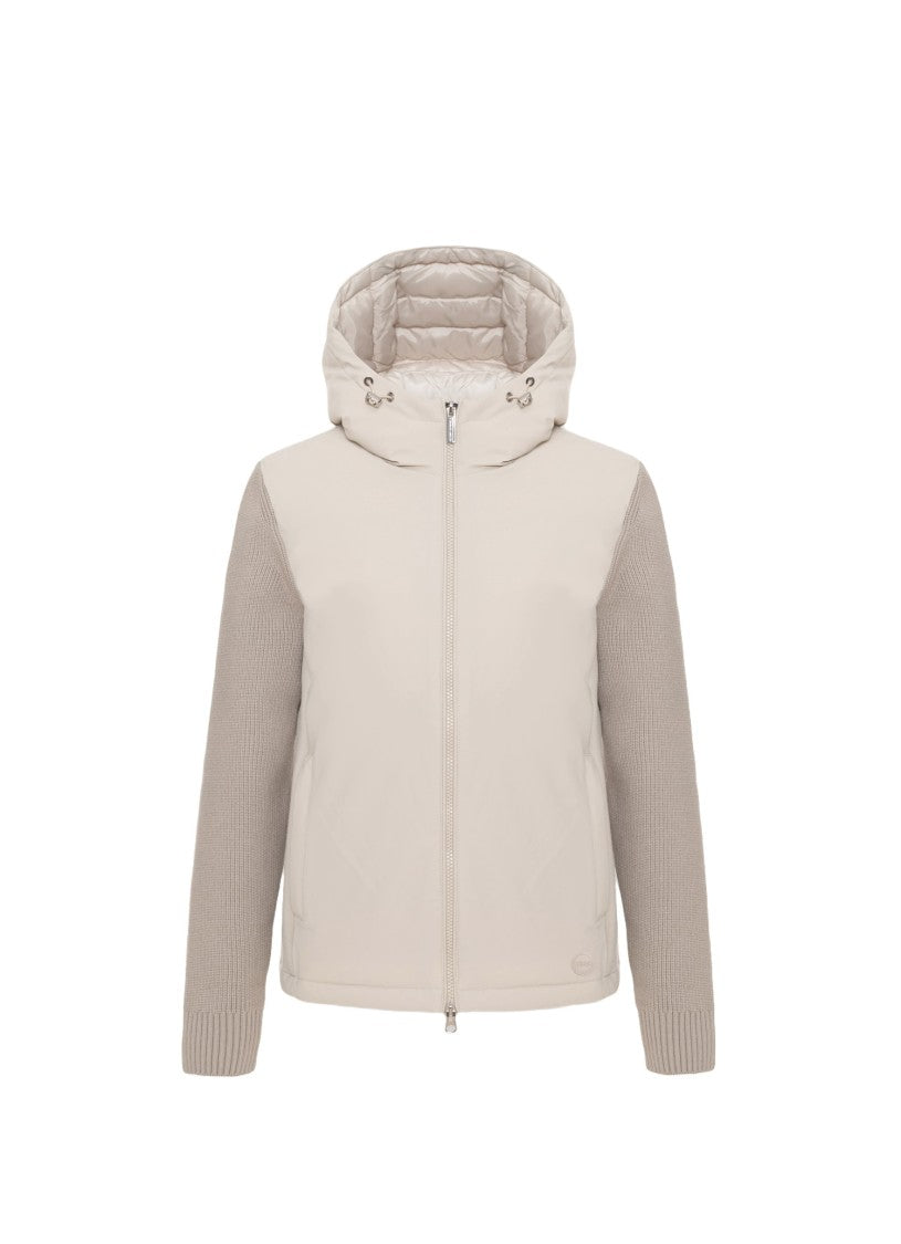 Colmar Originals Quilted Jacket With Knit Sleeves