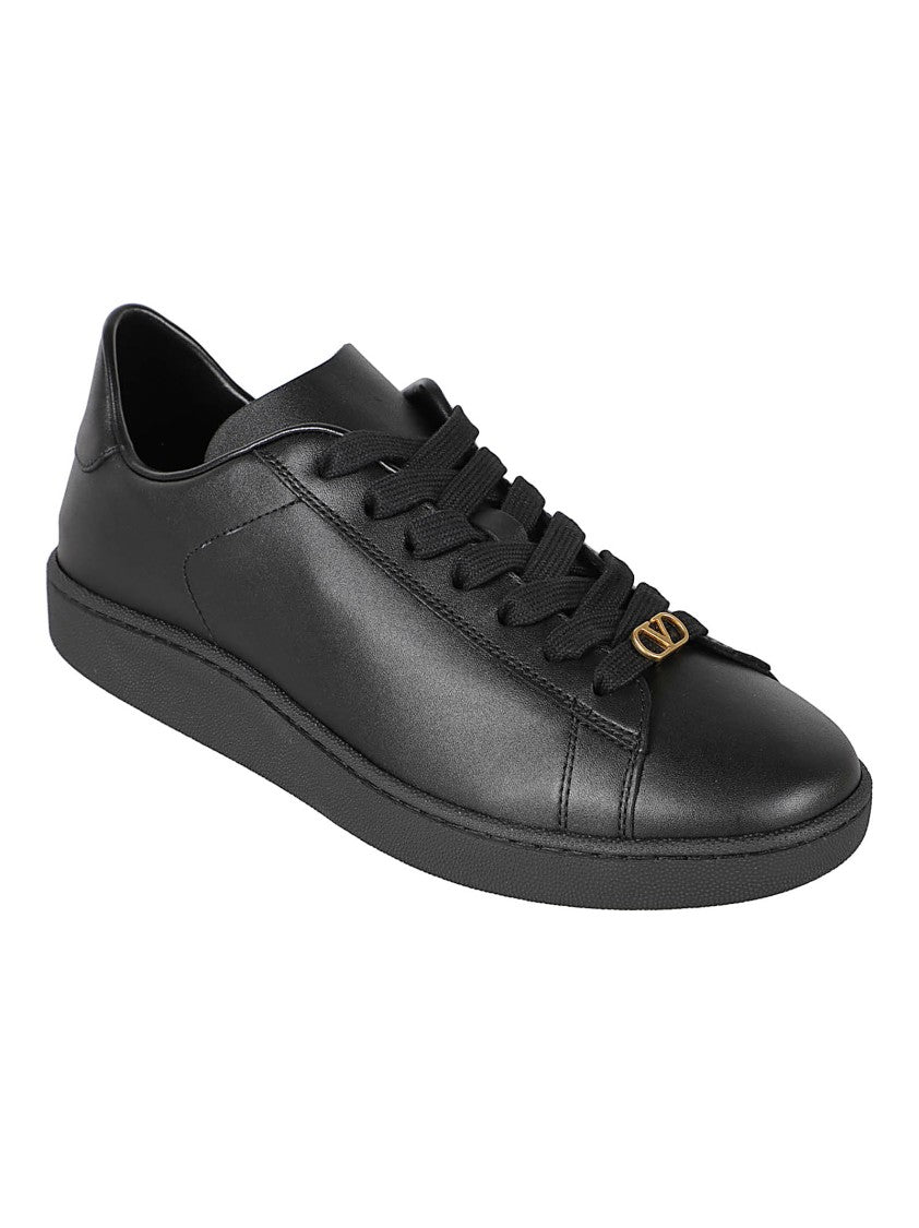 Valentino Garavani White Low-Top Leather Sneakers
