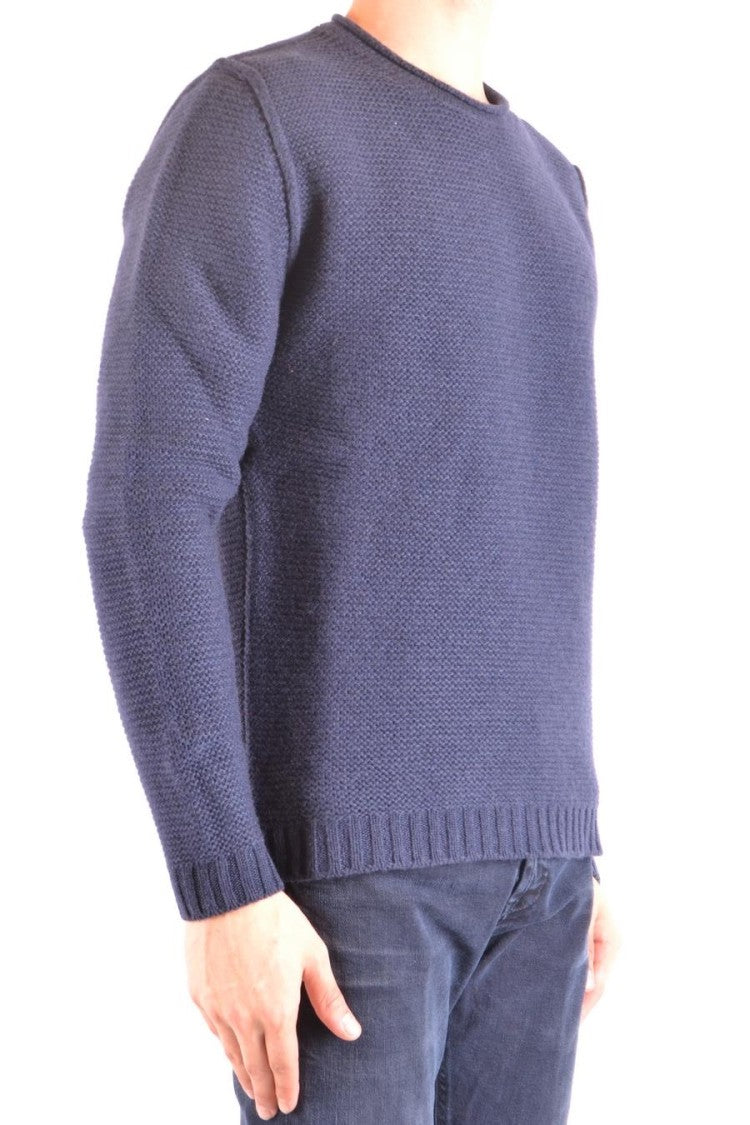 Woolrich Textured Knit Sweater In Elegant Sky Blue