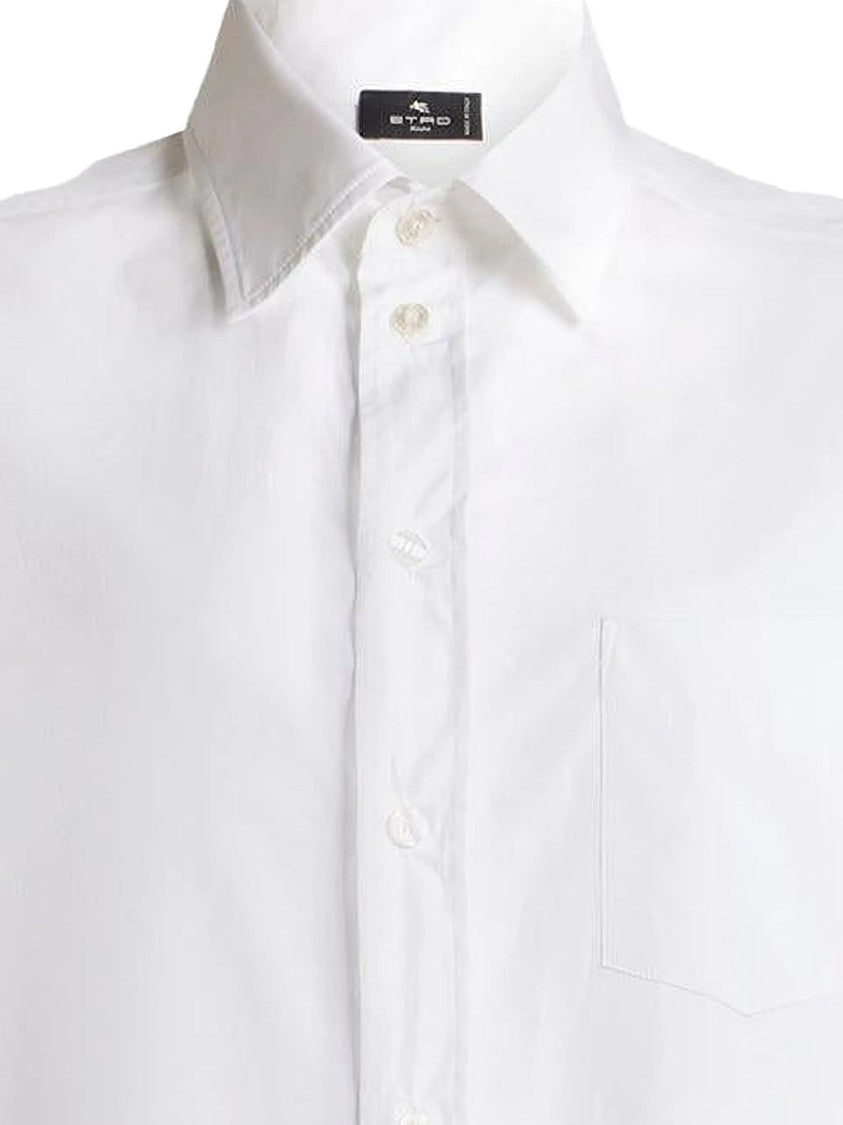 Etro Loose Fit Classic Collar Minimalist Shirt