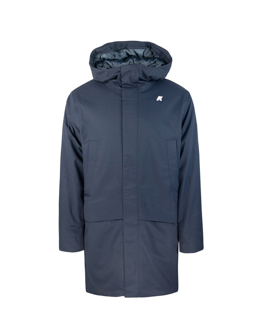 K-Way Jarno Twill Marmot Blue Jacket