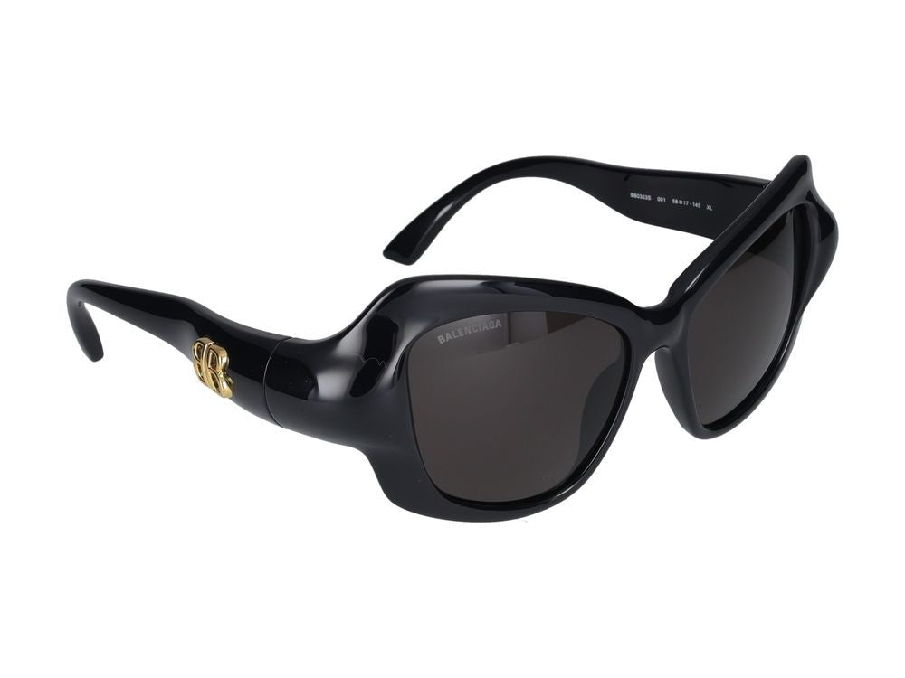 Balenciaga Sunglasses Balenciaga Bb0353s 001 Black Black Grey 58/17/145