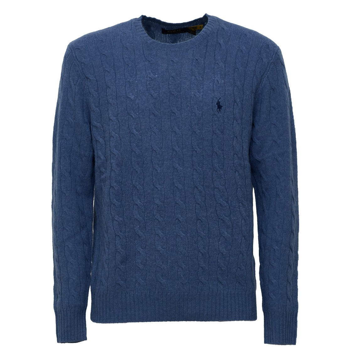 Polo Ralph Lauren Cable-Knit Crewneck Wool-Cashmere Sweater