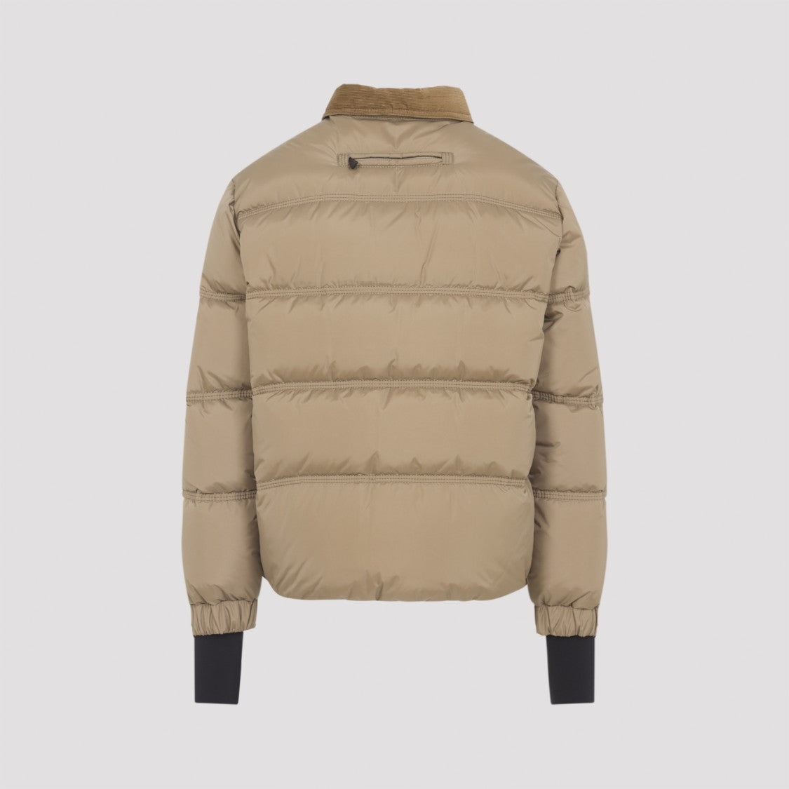 Moncler Grenoble Quilted Down Insulation Jacket With Contrast Corduroy Collar