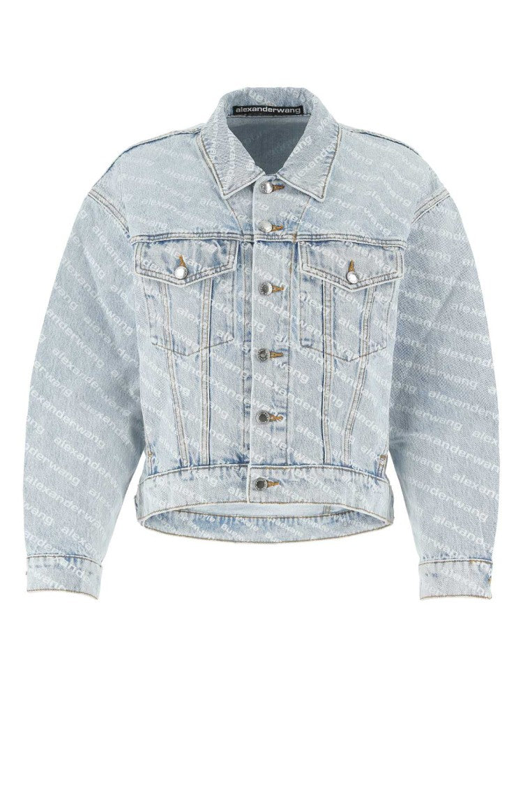 Alexander Wang Printed Denim Jacket