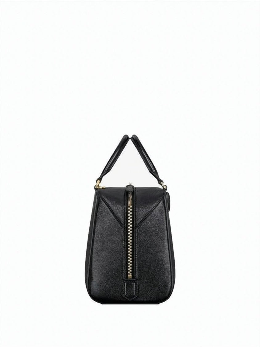 Givenchy Trapezoidal Buffalo Leather Tote With Gold-Tone Hardware