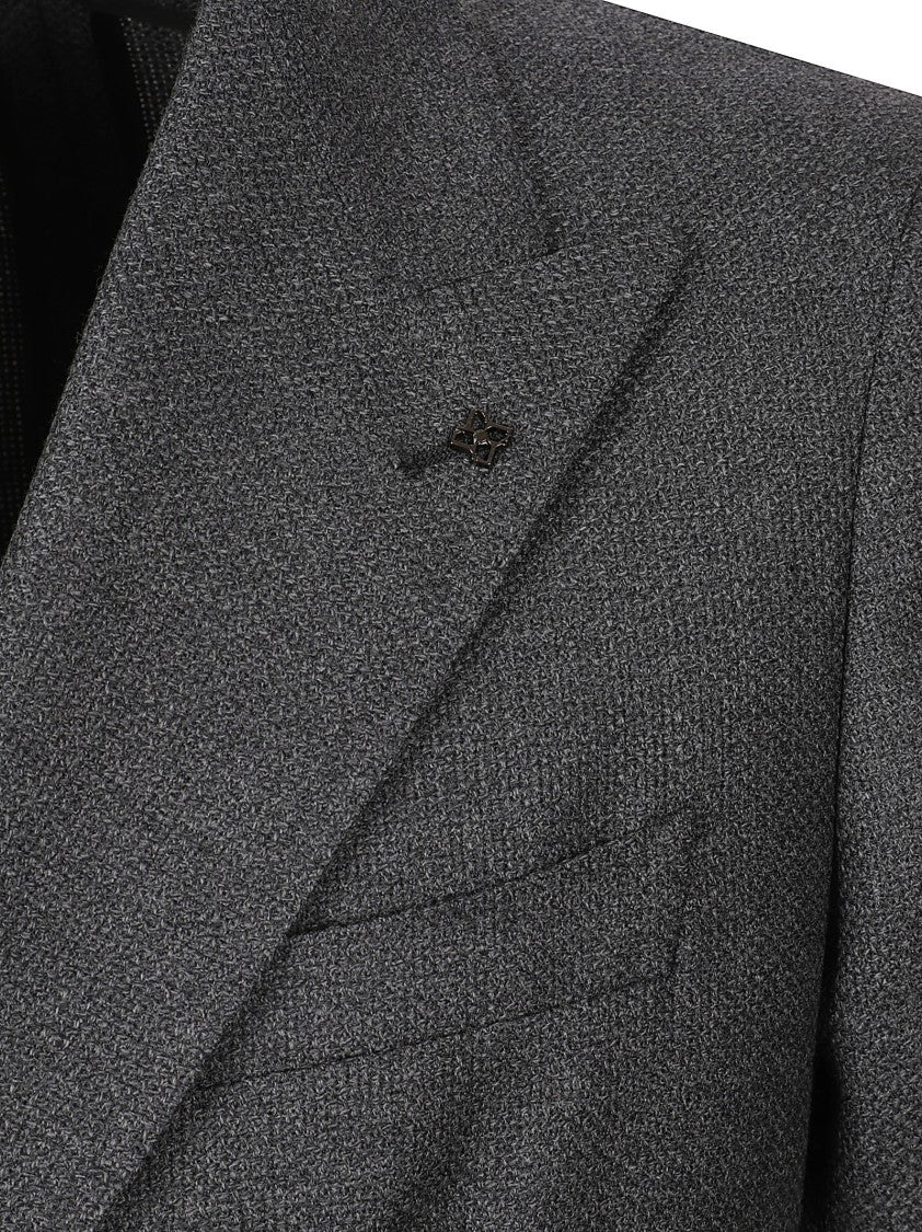 Tagliatore Double-Breasted Wool Coat