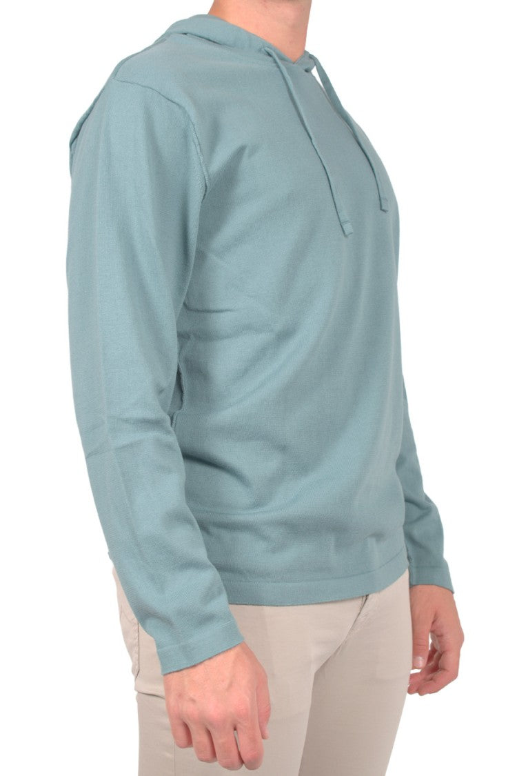 C.P. Company Light Teal Lens Detail Pullover Hoodie
