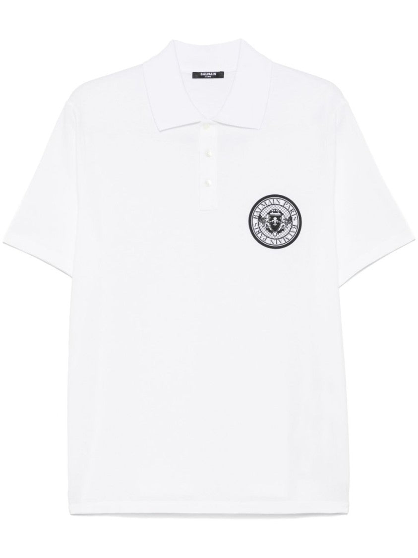 Balmain Classic Short-Sleeved Polo Shirt
