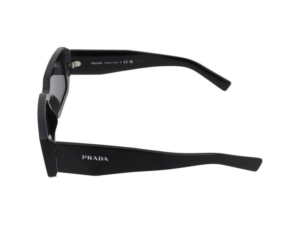 Prada Bold Rectangular Acetate Sunglasses