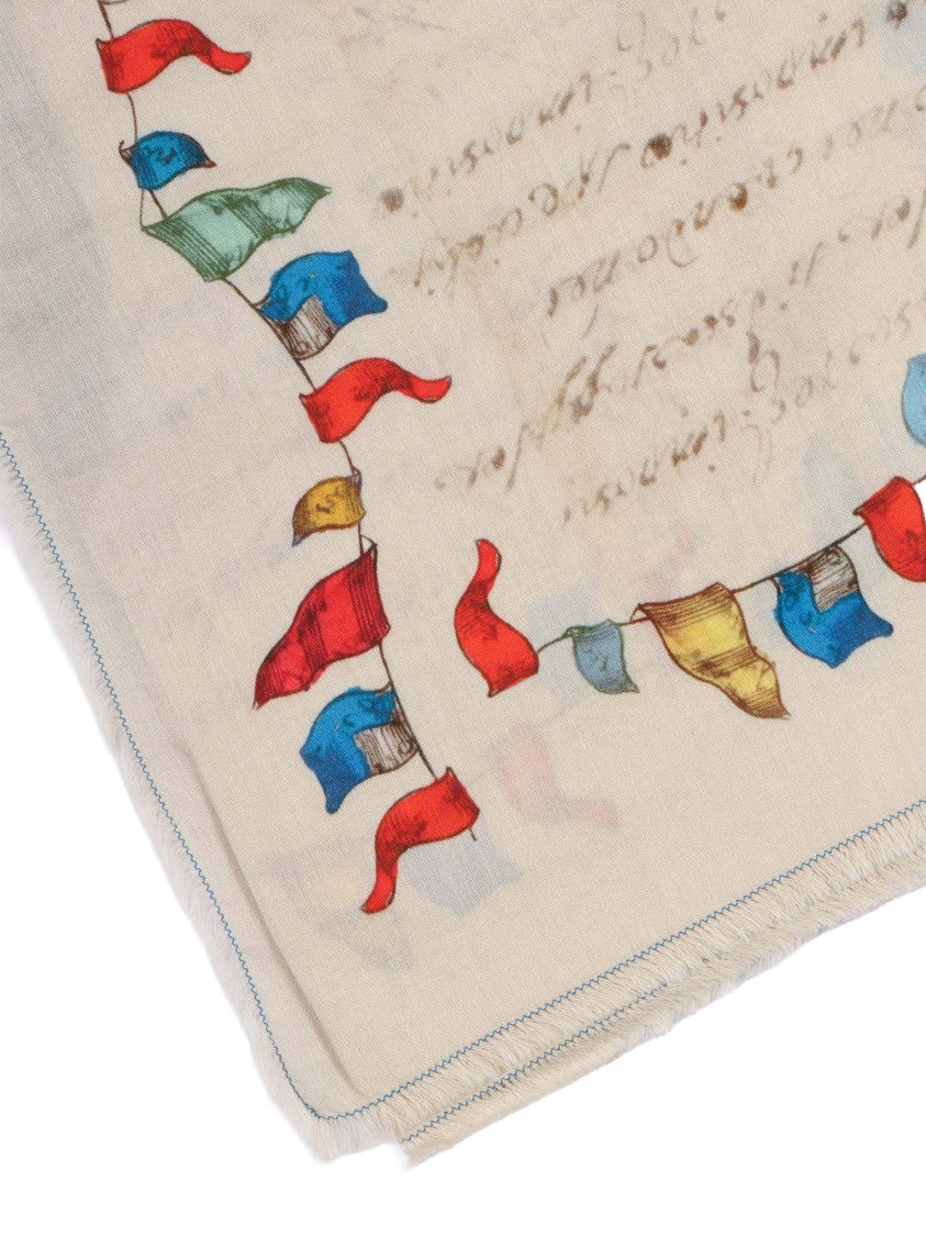Faliero Sarti Little Baloon Cotton Flag Scarf