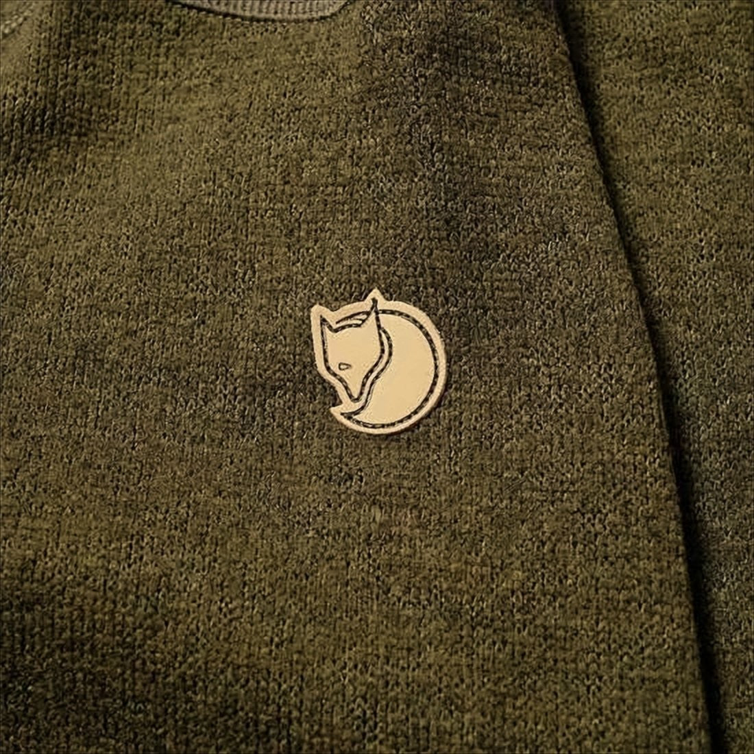 Fjallraven Kanken Textured Knit-Like Polyester Jacket With Leather Pull Tab