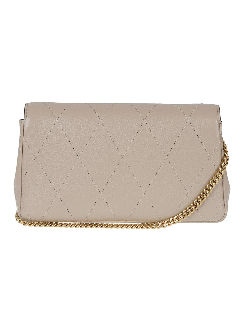 Tory Burch Leather Quilted Charlie Shoulder Bag