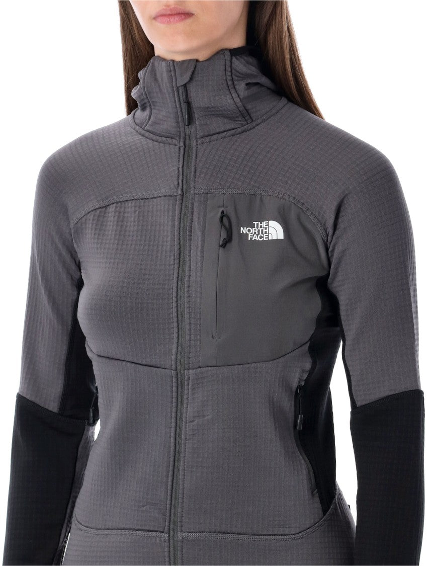 The North Face Stormgap Grey Polartec Hooded Jacket