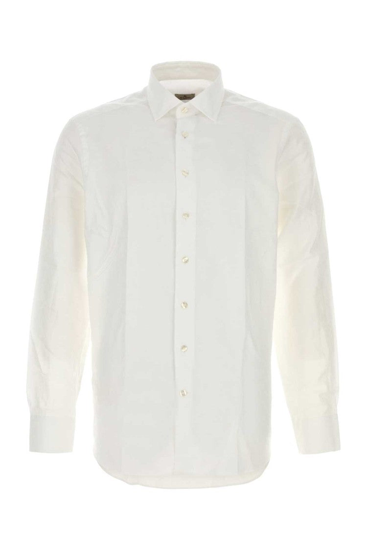 Etro White Jacquard Shirt