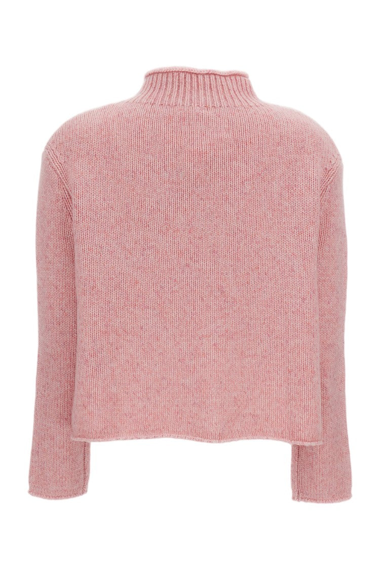 Lisa Yang Pink Nariel Cashmere Mock-Neck Sweater