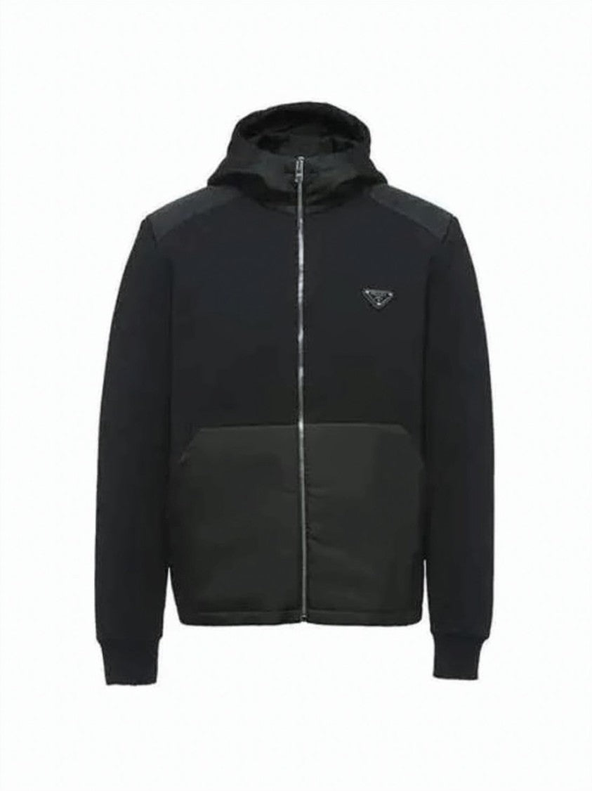 Prada Hooded Zip-Up Jacket