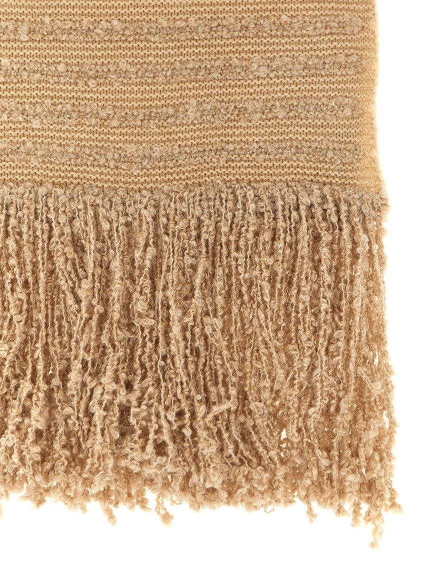 Fabiana Filippi Bouclé Fringed Scarf