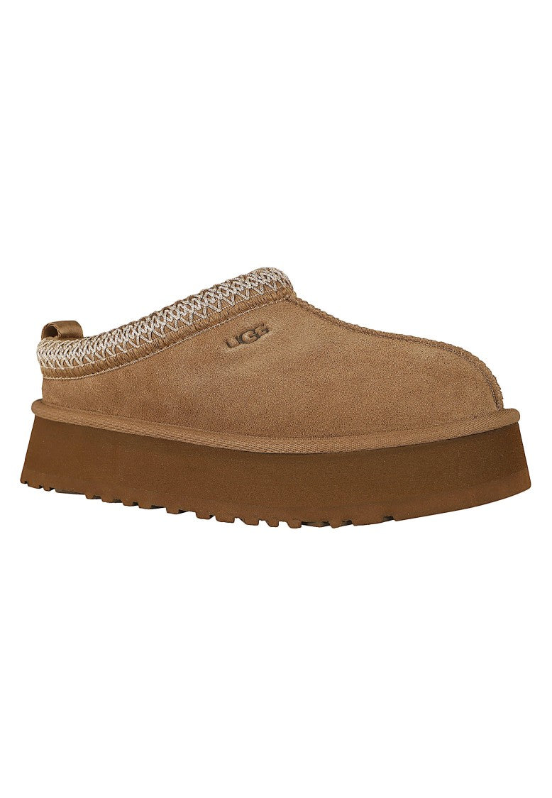 Ugg W Tazz Ii Suede Sheepskin Slip-On Platform Shoes