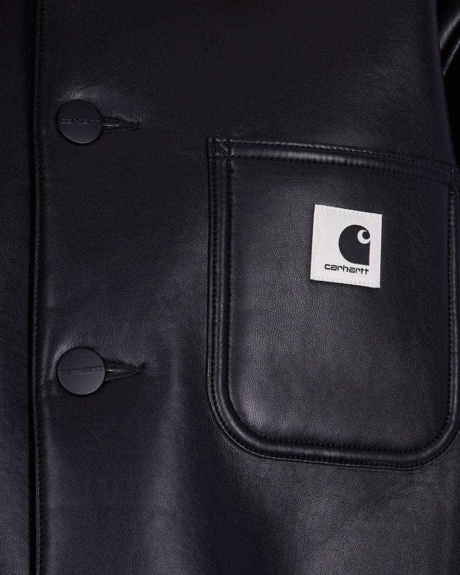 Carhartt Wip Structured Synthetic Leather Jacket