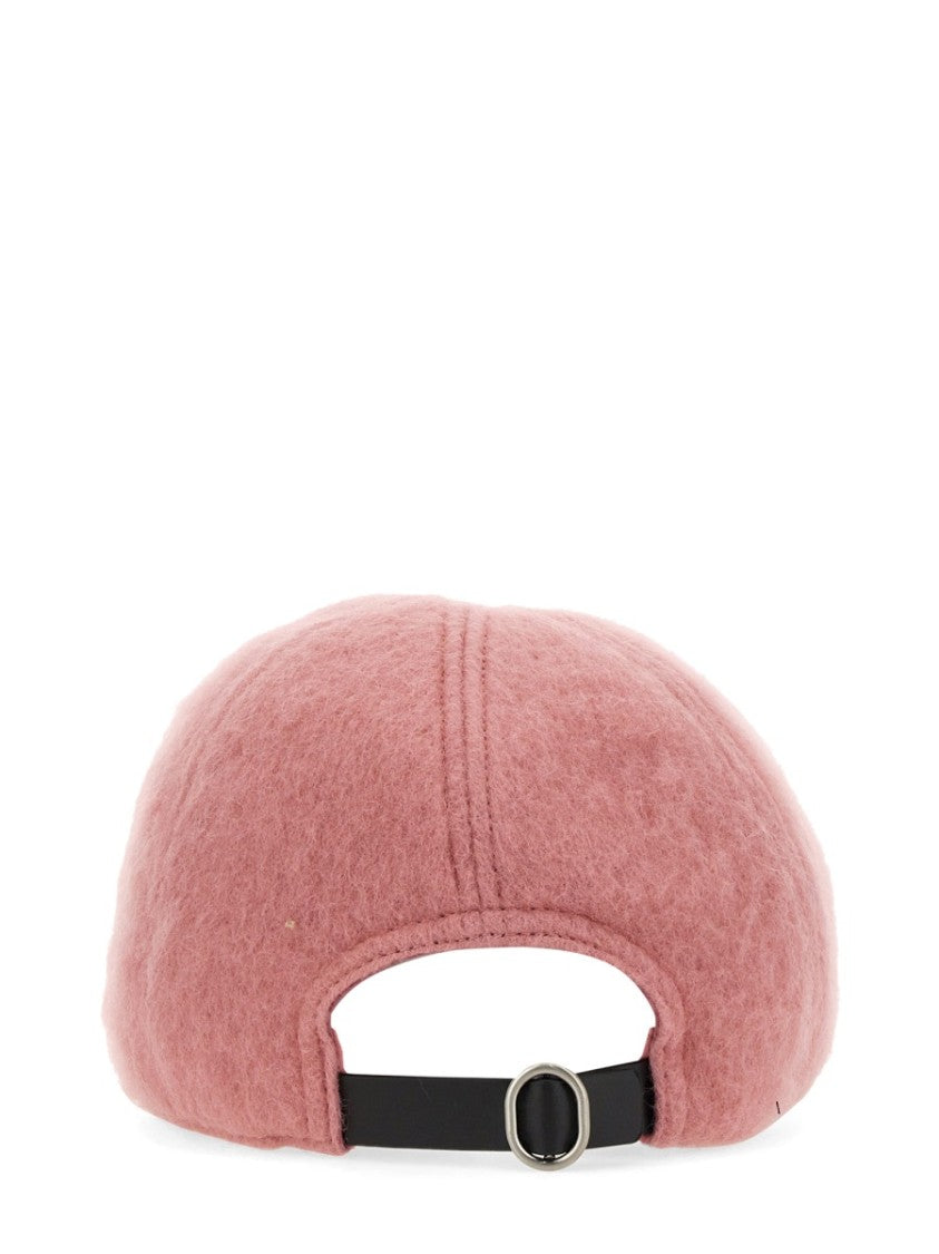 Jil Sander Textured Baseball Cap With Embossed Logo