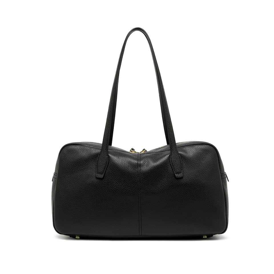 Gianni Chiarini Black Aryna Leather Shoulder Bag