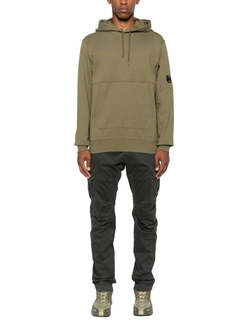 C.P. Company Brown Kangaroo Pocket Cotton Hoodie