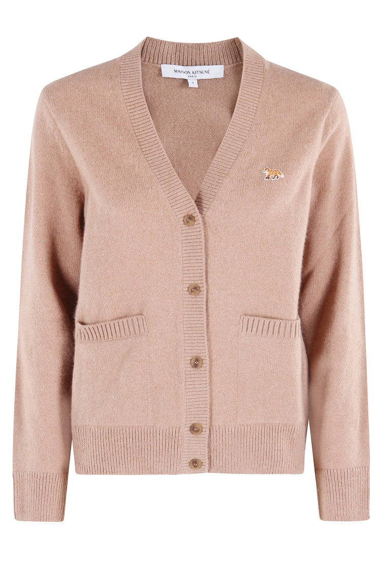 Maison Kitsuné Baby Fox Lambswool Boxy Cardigan