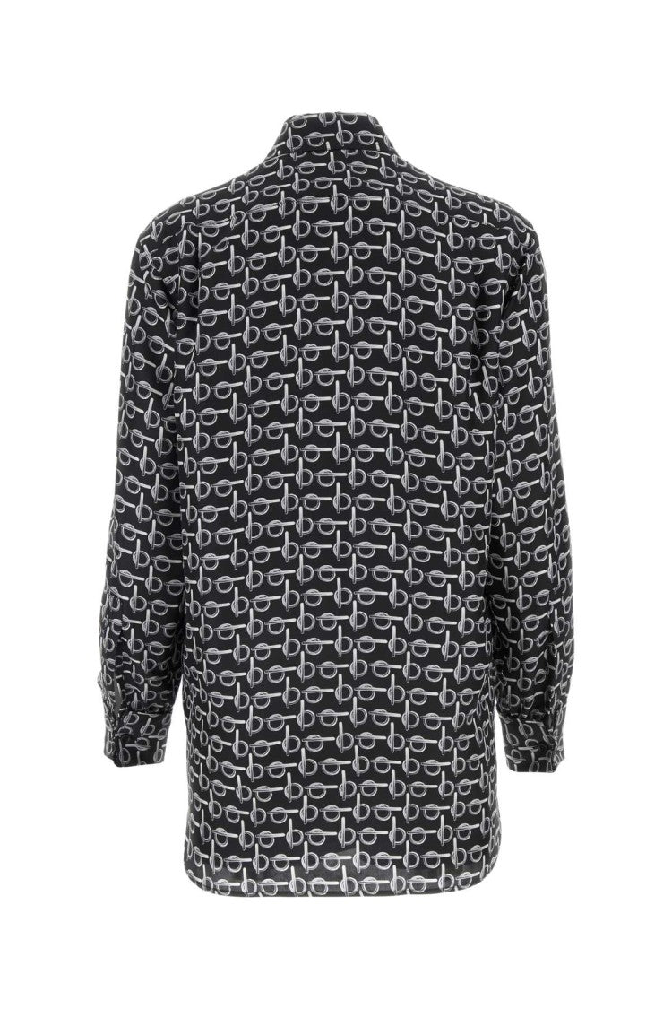Burberry Printed Silk Shirt