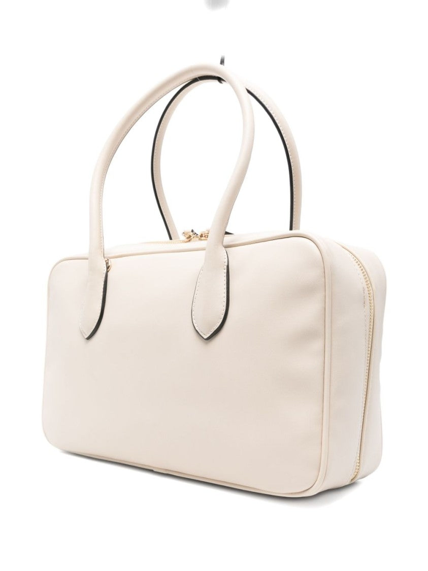 Twin-Set Rectangular Structured Handbag With Detachable Shoulder Strap