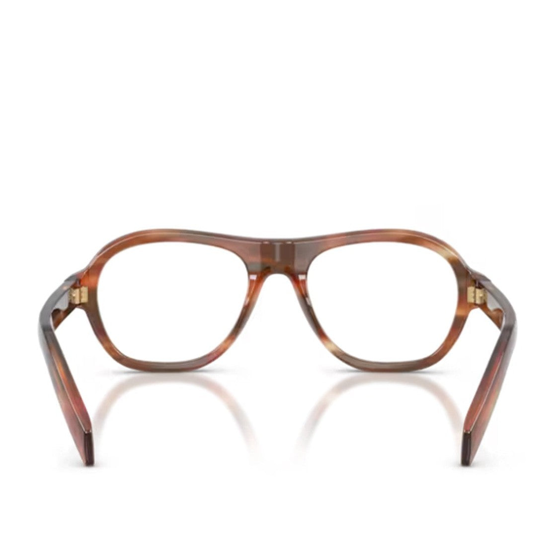 Prada Havana Pr C12v Oversized Acetate Eyeglasses