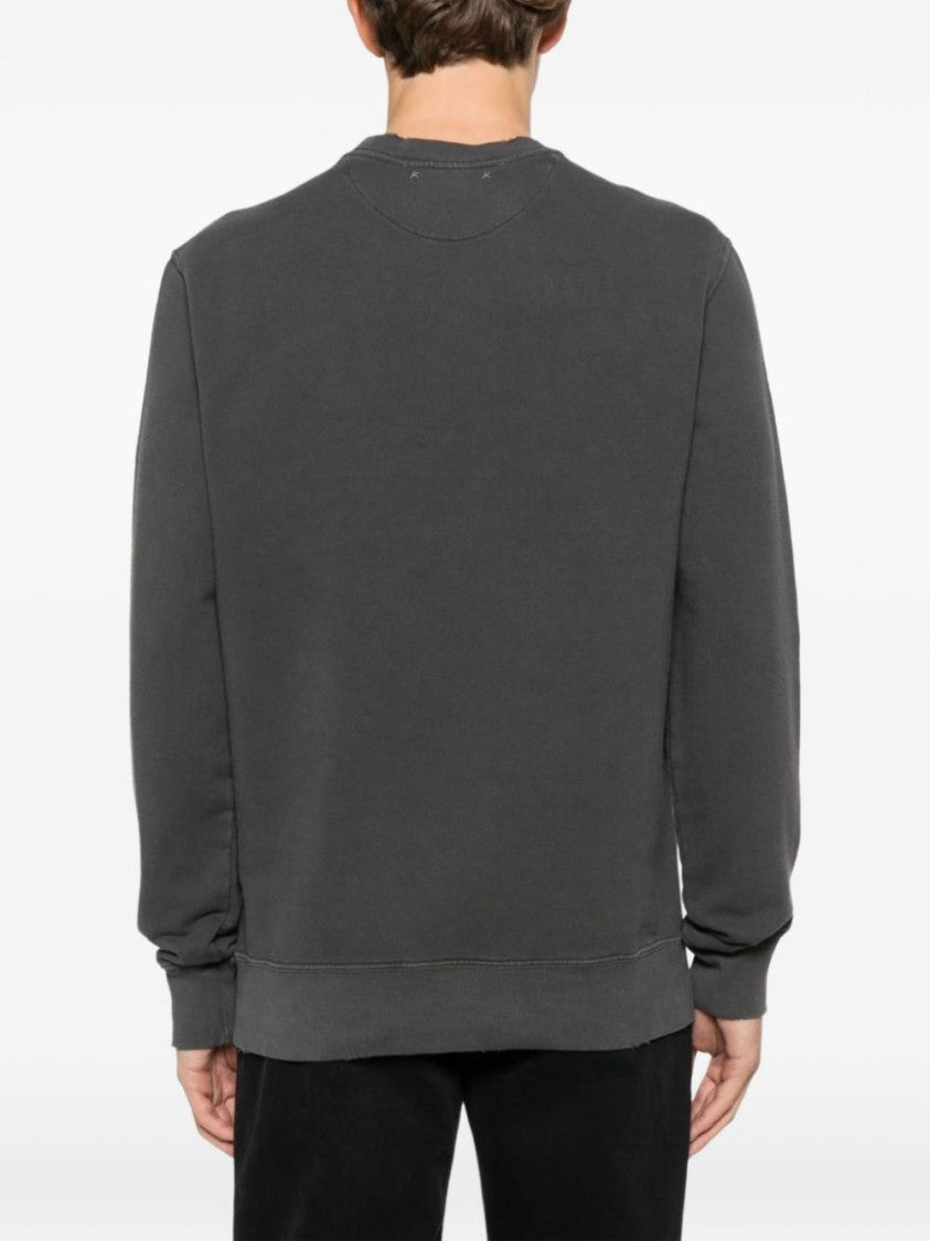 Golden Goose Golden Regular Distressed Cotton Sweatshirt