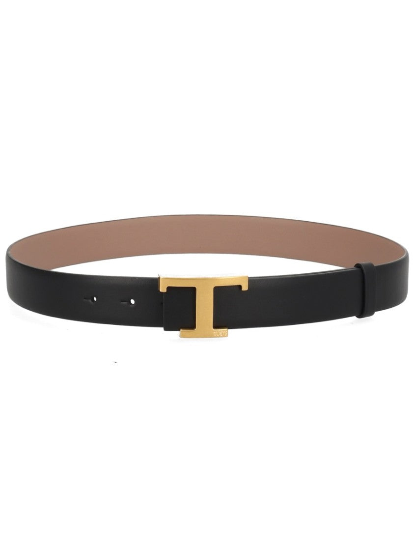 Tod's T Timeless Reversabile Calfskin Belt